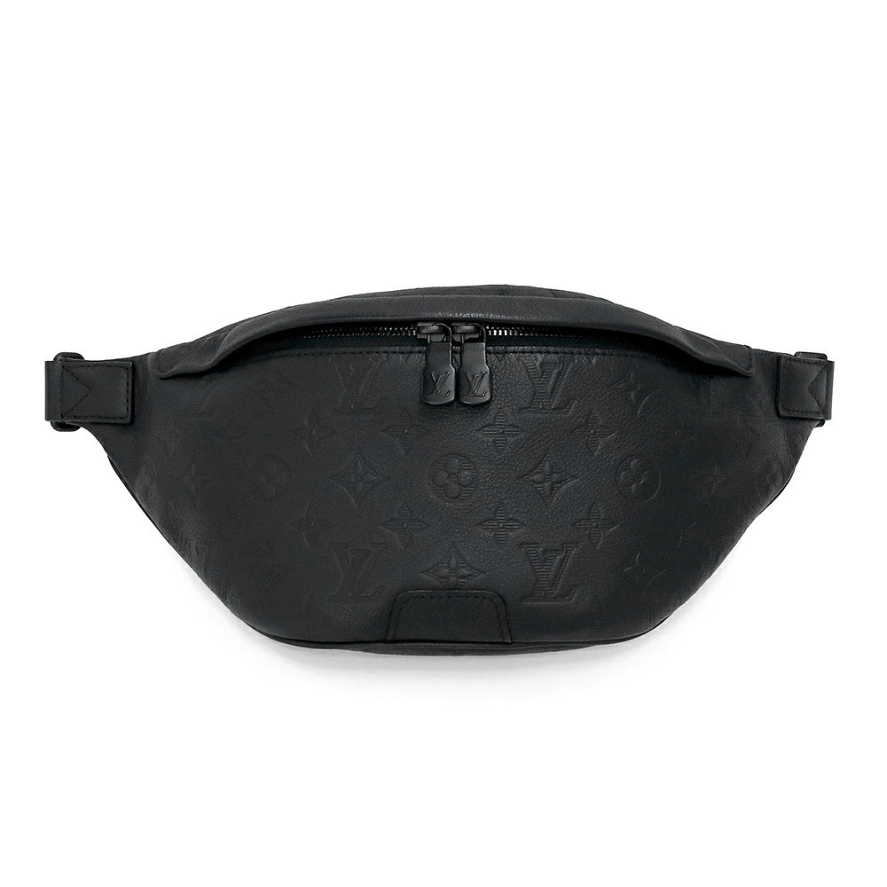 LOUIS VUITTON Discovery Bumbag Monogram Shadow Black Waist Bag Crossbody Leather